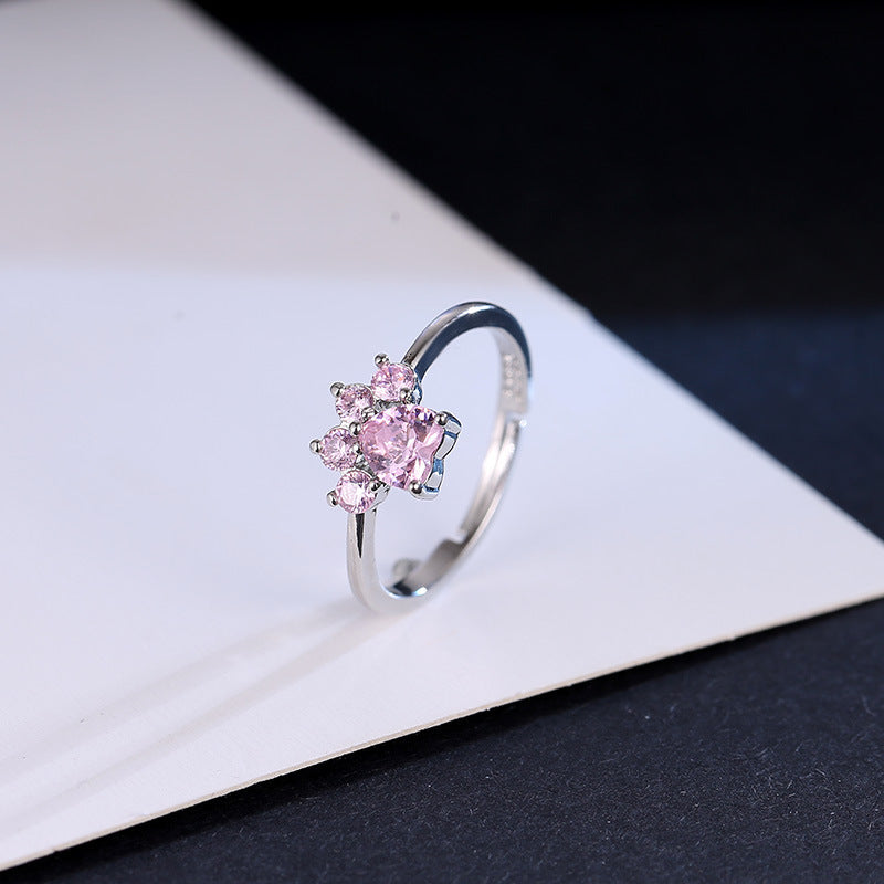 Rose Petal Heart Ring